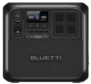  BLUETTI AC180 エコフローとブルーティ比較