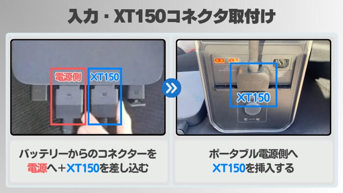 入力ケーブル・XT150コネクタを本体とデルタ3プラスに取付
レビュー