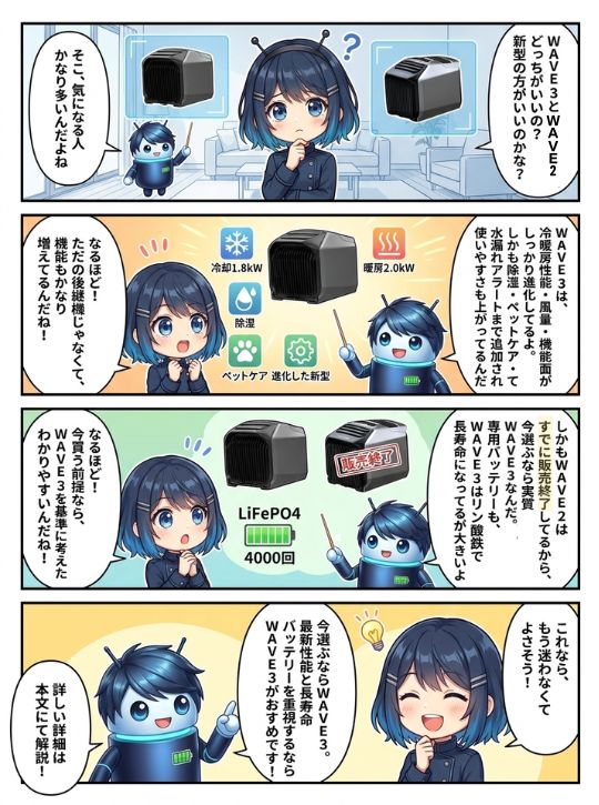 WAVE 3とWAVE 2、結局どっちを選ぶ？