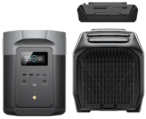 DELTA 2 Max +WAVE 3 ポータブルエアコン + WAVE 3 専用バッテリーパック