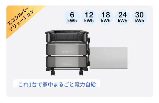 【パターンC】店舗・法人・別荘利用｜高出力＆大容量の全体バックアップ