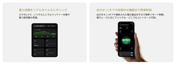 スマホアプリ対応で操作もかんたん