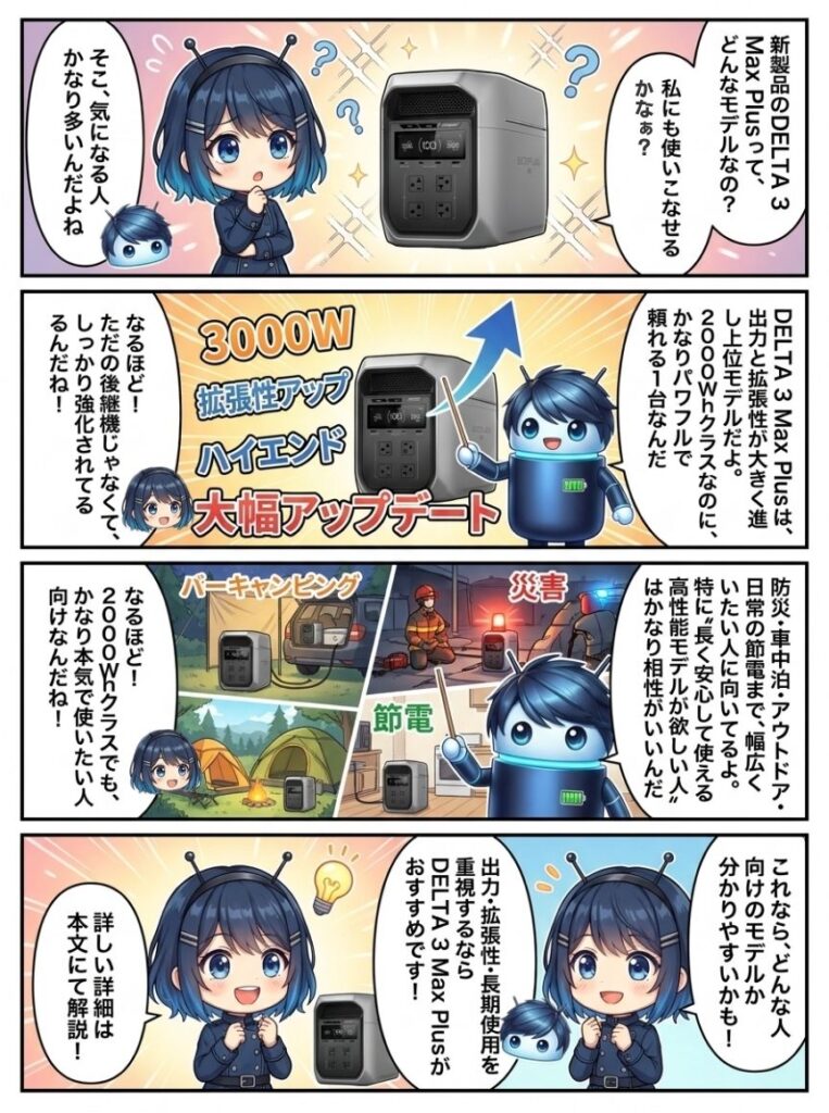 DELTA 3 Max Plusってどんなモデル？