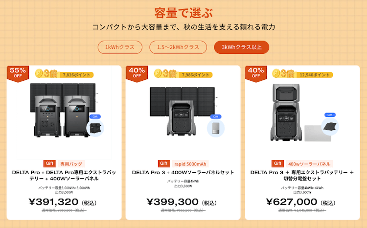3kWhクラス