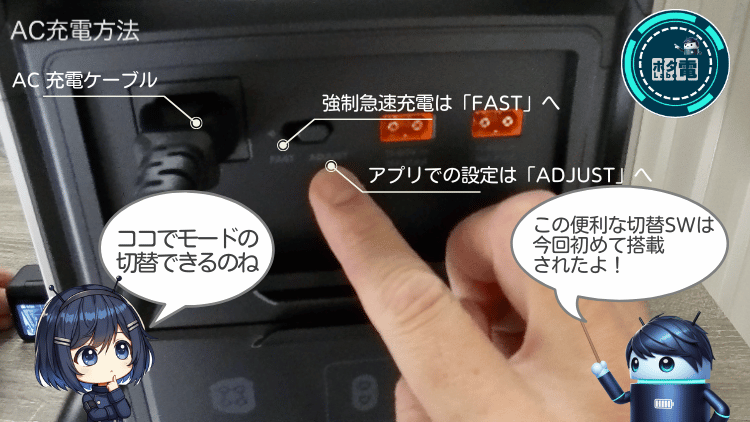 AC充電手順
