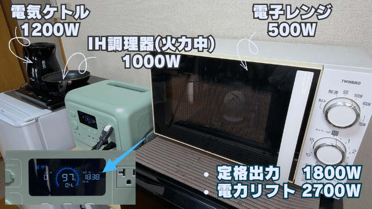 AORA 100 V2 出力テスト BLUETTI