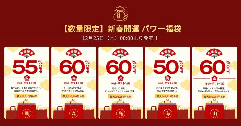 新春開運パワー福袋