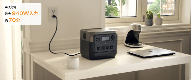 RIVER 2 Pro_AC充電