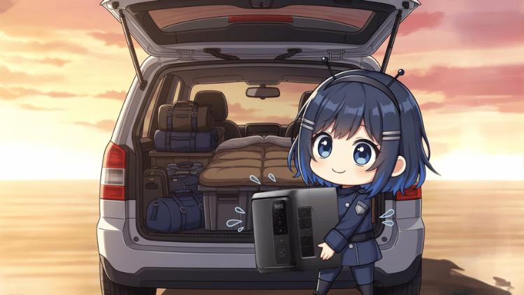 ① 車中泊の積み込み・下ろしがラク