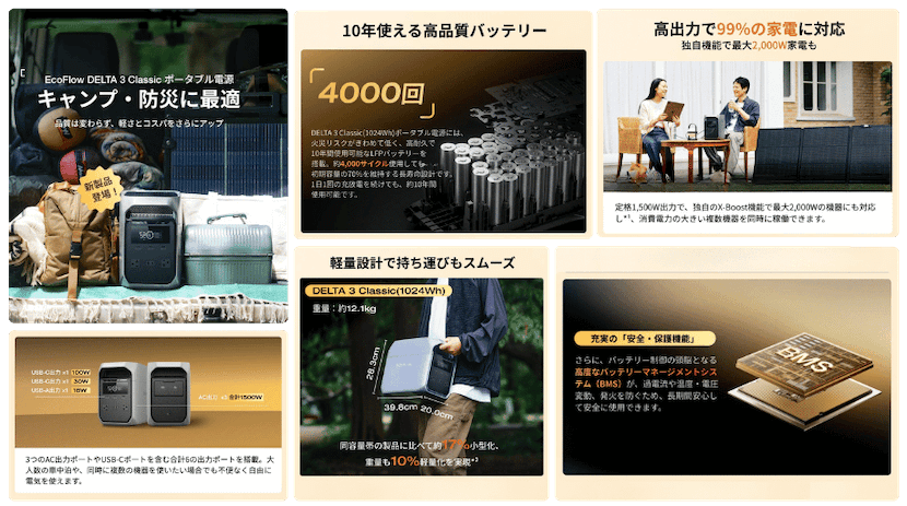 デルタ3クラシック｜製品仕様
