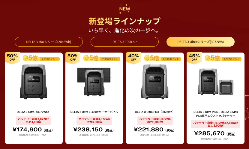 DELTA 3 Ultra
(3072Wh)