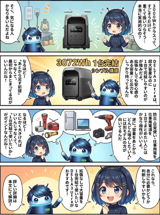 DELTA 3 Ultraって実用的?
