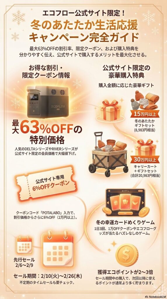 冬のあたたか生活応援キャンペーン