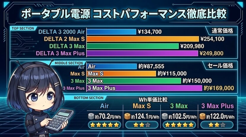 価格とコスパ比較