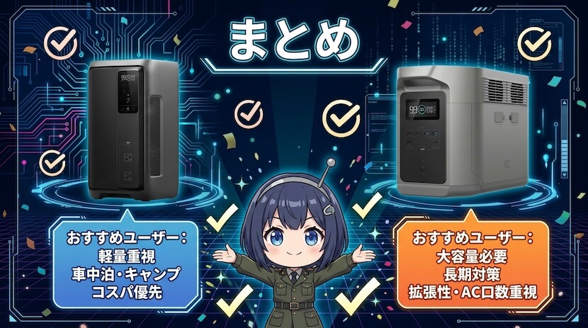 DELTA 3 2000 AirとDELTA 2 Max Sの違い|まとめ