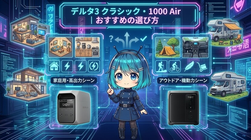 デルタ3クラシック・1000 Air｜おすすめの選び方