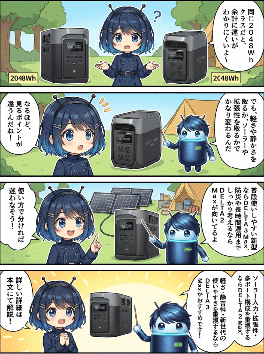 DELTA 2 MaxとDELTA 3 Max、結局どっちが向いてる?